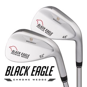 [100%국내산]미사일 NEW BLACK EAGLE CHROME 블랙이글 크롬 웨지-4종택1, 48도