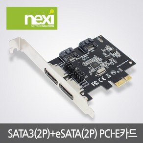 [NEXI] 넥시 NX316 (SATA카드/PCI-E/eSATA/2pot), 1개