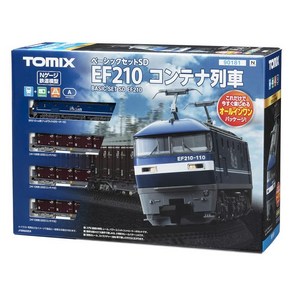 TOMIX N 게이지 베이직 세트 SD EF210 컨테이너 열차 세트 90181 철도 모형 입문 세트, 1개