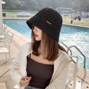 항암 모자 가발 긴머리 일체형 암 환자용 탈모 벙거지
