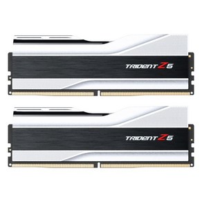 [G.SKILL] DDR5 PC5-51200 CL32 TRIDENT Z5 J 실버 [32GB (16GB*2)] (6400), 2개