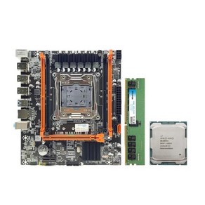 인텔 LGA2011-3 X99 D4 마더보드 세트 키트 Xeon E5 2650 CPU 16GB 2133MHZ RAM 메모리 NVME M.2 SATA, 02 마더 보드 + CPU + RAM