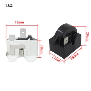 냉장고 PTC 스타터 릴레이 QP2 15 압축기 열 과부하 보호기, 1) A, 1개