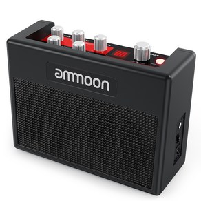 ammoon POCKAMP 기타 효과 내장 스피커 EU 100-240V, EU 플러그, 1개