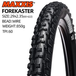 FOREKASTER MAXXIS XC 레이스 트레일 자전거 타이어 mtb 자전거 타이어 다운컨트리 젖은 날씨 와이어 비드, 3. 29X2.35, 1개