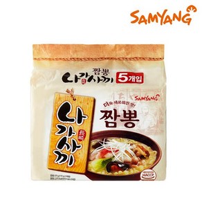 삼양 나가사끼 짬뽕 115g, 5개