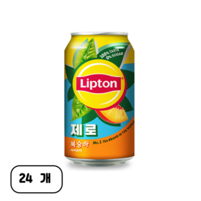 립톤 아이스티 복숭아, 355ml, 24개