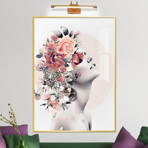 보고아트 꽃의 여인 여자 인물 추상화 북유럽 그림 감성 인테리어 액자, [8번] 꽃의 여인 C