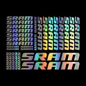 자전거부품 Sram 비닐 데칼 스티커 시트 자전거 프레임 사이클 사이클링 mtb와 호환