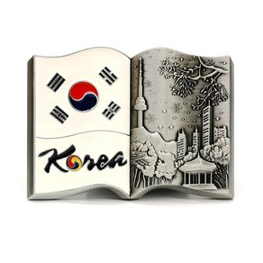 나누리 한국기념품 외국인 선물 냉장고자석 여행 책 입체마그넷 3종 Travel Book 3D Magnet