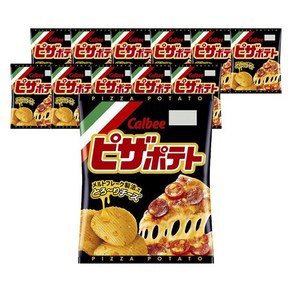 일본 Calbee 가루비 피자 포테토 칩 피자맛 감자칩 60g X 12개