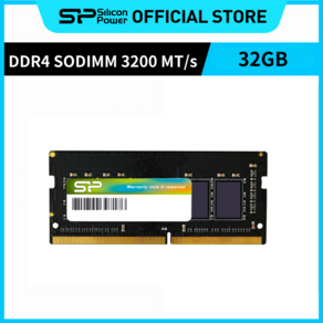 실리콘파워 Silicon Power DDR4 3200 PC4 25600 SODIMM 노트북용 램 패키지 메모리 RAM