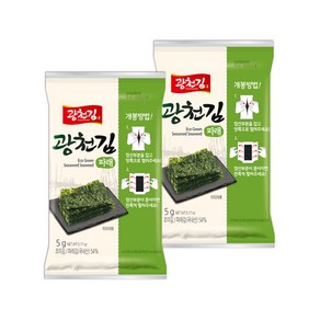 광천김 에코 파래, 100g, 2개