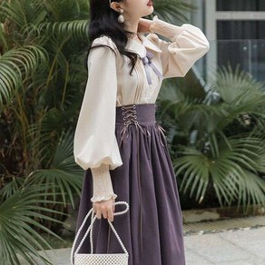복고풍 개화기 의상 원피스 졸업사진 레트로 드레스 경성의복 중세