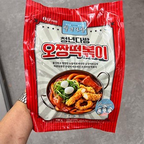 청년다방 오짱떡볶이 730g, 1개, 730ml