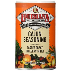 루지아나 피쉬프라이 프로덕츠 케이준 시즈닝 Louisiana Fish Fry Cajun Seasoning 8 oz