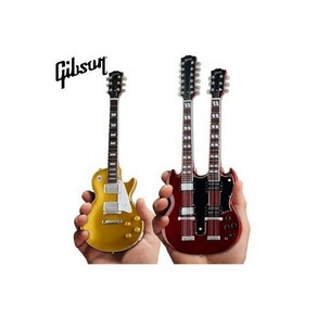 깁슨 기타 Axe Heaven Gibson Twin Pack Les Paul '57 Gold Top w/ SG EDS-1275 Doubleneck Mini, 1개