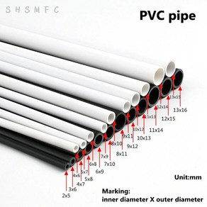 파이프 물고기 탱크 어항 튜브 정원 관개 급수 피팅 길이 외경, ㅊ.13mmx15mm, 1.화이트(2pcs), A.50cm (1.64ft), 1개