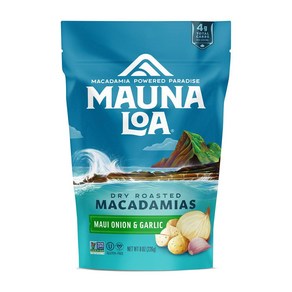 Mauna loa 마우나로아 마우이 어니언 갈릭 마늘 로스트 마카다미아 넛 226g, 1개