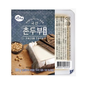 맑은물에 국산 촌두부 부침용 300g