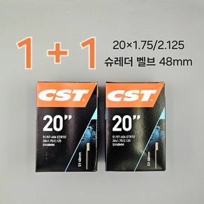 CST 20인치(406) 미니벨로 전기자전거 E-BIKE 튜브 슈레더 벨브 48mm