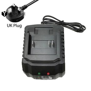 리튬 이온 충전기 전원 도구 휴대용 미국영국 플러그, [03] UK Plug, 1개