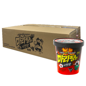 사천왕 마라탕면 큰컵 100g, 12개