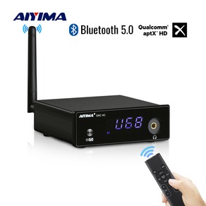 AIYIMA DAC-A1 블루투스 5.0 ES9018Q2M 디코더 사운드 앰프 헤드폰 앰프 USB DACHIFI 광동축 APTX 리모컨 홈시어터, 2.DAC-A2 DAC