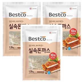 베스트코 실속돈까스 1.35kg, 3개