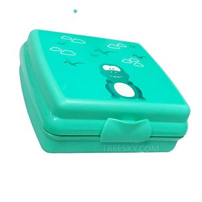 타파웨어 다용도키퍼 샌드위치 스낵박스 저장용기세트-680ml/1개/공룡/그린 (735), 1개