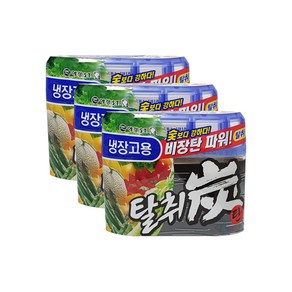 애경 탈취탄 냉장고용 140g x3, 3개