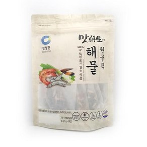 청정원 맛선생 해물 원물팩 깊은국물 5개입, 1개, 65g