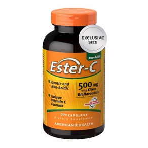 아메리칸헬스 Este-C 500mg 시트러스 바이오플라보노이드 300캡슐, 1개, 300정