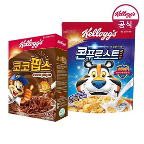 켈로그 콘푸로스트 600g + 코코팝스 460g, 1개