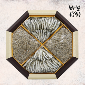 프리미엄 죽방 멸치 세멸 팔각 선물세트 [특죽방고급멸치(250gx2ea) 세멸치(300gx2ea)], 1세트, 250g