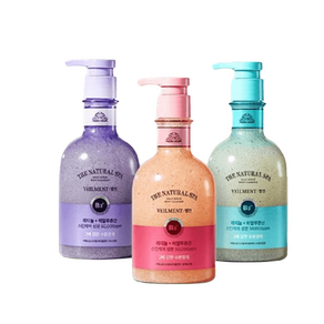 벨먼 내추럴 스파 수분광채 스크럽워시 400ml, 핑크솔트, 1개