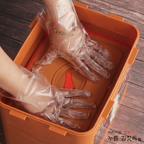 이지앤프리 황토누름독 스마트 김치통, 20L, 1개