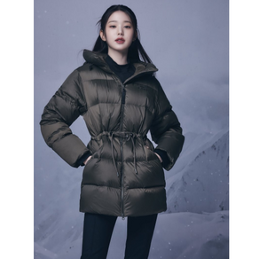 아이더 아이더(EIDER) 여성 겨울 긴기장 다운 자켓 경량소재적용 가볍고 보온성 우수 허리스트링조절가능 후드일체형 DWW23549 GO LIGHT β K81