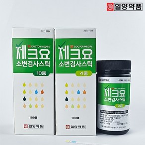 일양약품 체크요 단백뇨 소변검사 스틱 키트 4종, 100매, 1개