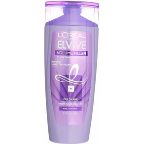 L'Oeal Pais Elvive 볼륨 필러 씨크닝 샴푸 372.6ml(13.5액량 온스) (4팩) (번들), 375ml, 4개