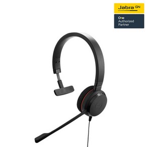 Jabra Evolve 20 MONO 유선헤드셋/헤드셋/USB 헤드셋/인강용 헤드셋/어학용 헤드셋/노트북헤드셋/컴퓨터헤드셋/화상회의헤드셋/자브라 공식정품