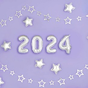 은박풍선세트 2024 중 [실버], 1개