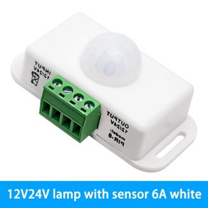 자동 조정 PIR 모션 센서 스위치 적외선 감지기 조명 모듈 LED 스트립 램프 DC 2V 8A, 02 PIR Senso White, 1개