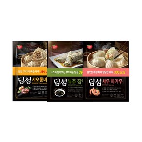 동원 딤섬 새우하가우300g x 2봉+부추창펀 390g x 2봉+샤오롱바오 390g x 2봉, 1세트, 390ml