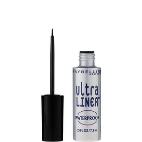 메이블린뉴욕 Maybelline New Yok 울트라 라이너 리퀴드 라이너 방수 블랙 135L-01 7.4ml(0.25액량 온스), BLACK, 1개