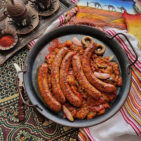 [살루메리아] 모코로식 양고기 소시지 메르게즈(Merguez) 300g 미르까즈 아마르가즈 살루메리아