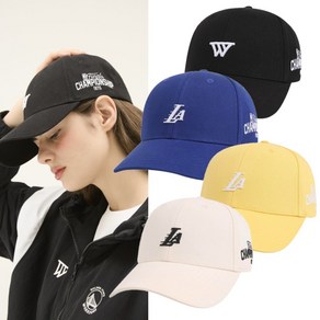 [AK플라자] [NBA] LAL 심플 로고 HARD BALL CAP 모자 N255AP454P