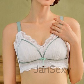 [JanSexy]레이스 빅사이즈 브라 노와이어 빅사이즈 가슴작아보이는 B.632