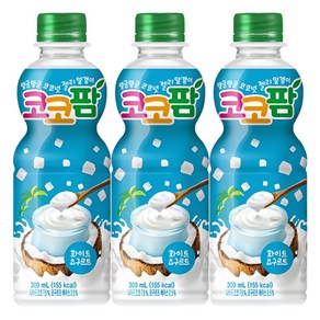 해태 코코팜 화이트요구르트 페트 음료 300ml 미니페트/편의점음료, 10개