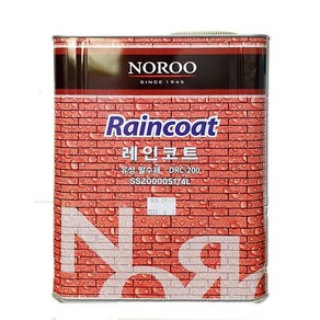 노루페인트 레인코트 유성 발수제 페인트 4L, 1개, 투명